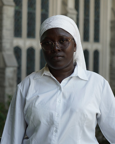 Amanatou, a QES scholar and visiting researcher from Senegal